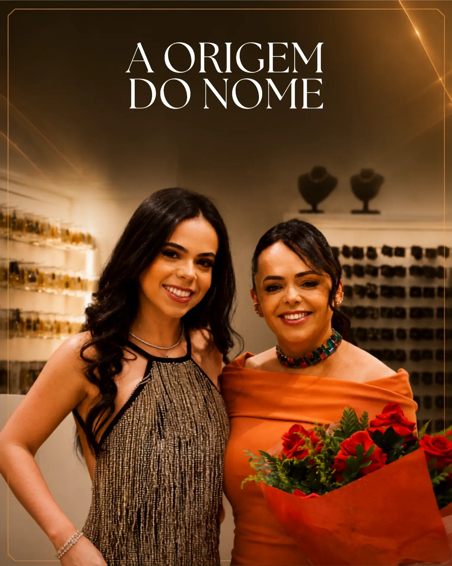 Katia Martins e filha na loja Marias